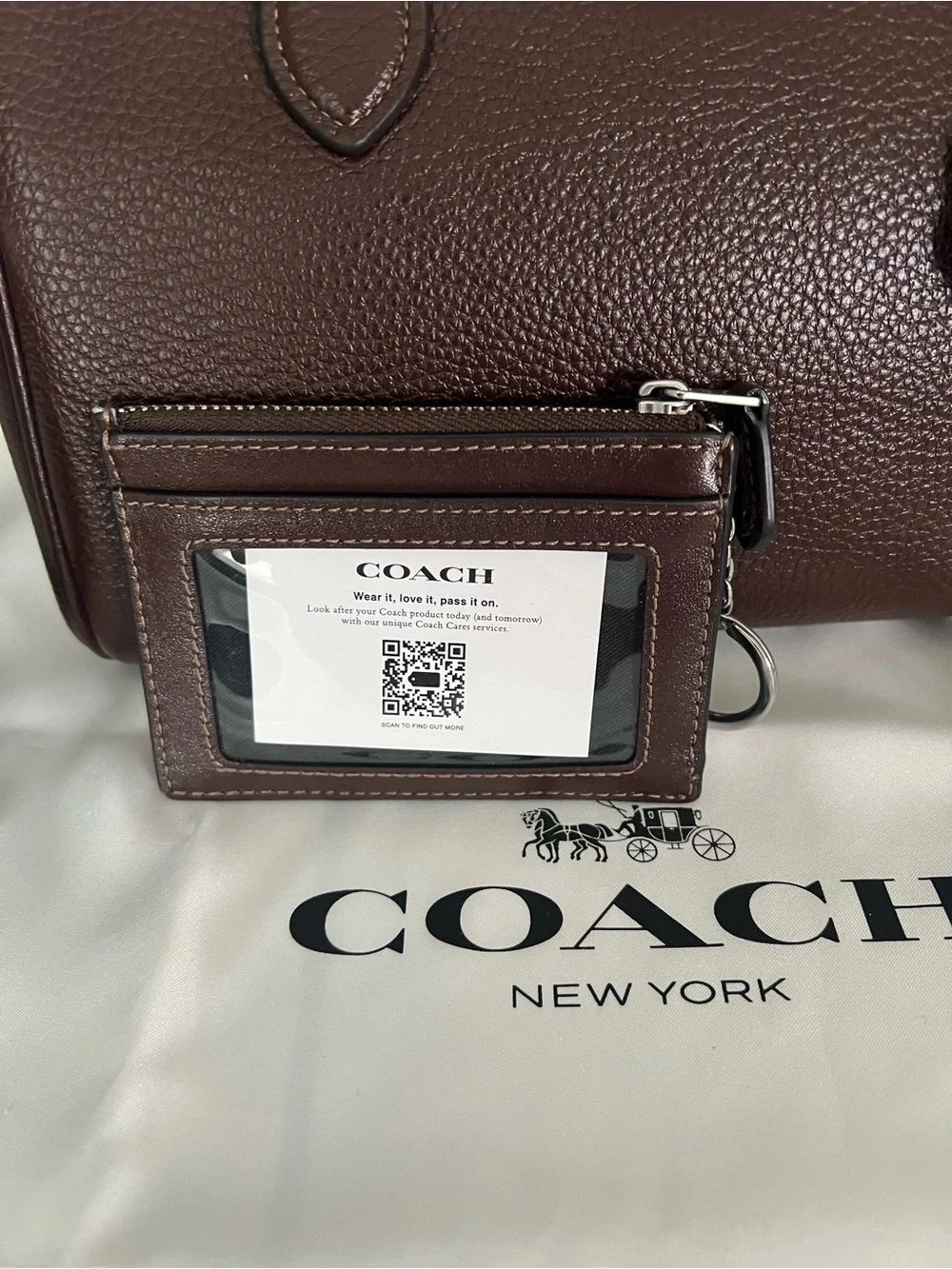 Coach Rowan Maple Satchel and ID card Holder